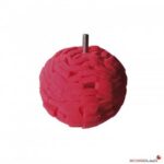 BossAuto Poleerpadi ümar 75mm punane