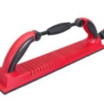 Painduv käsihöövel 70x400mm punane 14 auguga