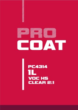 ProCoat VOC HS lakk Anti Scratch 1L(2:1)