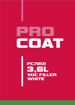 ProCoat VOC Filler valge 3,6L