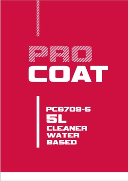ProCoat PC6709-5 Cleaner Water Based 5L
