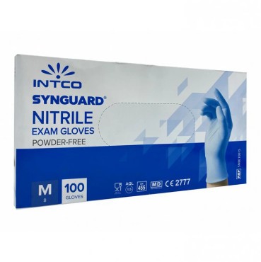 INTCO Synguard nitriilkindad puudrita L, 100 tk