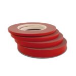 BossAuto Kahepoolne akrüülteip hsa 12mmx10m punane