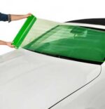 Isekleepuv kaitsekile 60cm, 100m/rl, roheline 70my